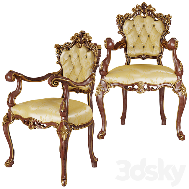 Armchair BOLLY Asnaghi 3DSMax File - thumbnail 1