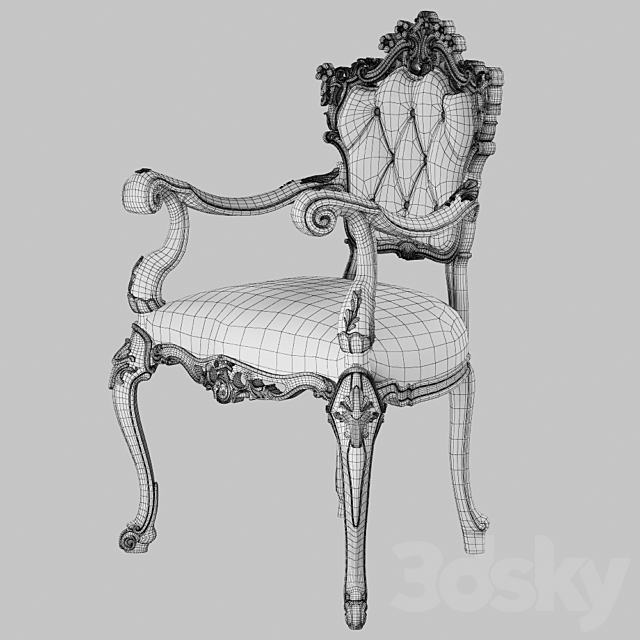 Armchair BOLLY Asnaghi 3DSMax File - thumbnail 3