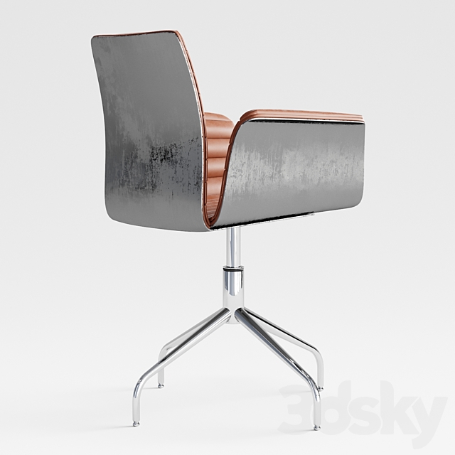 Armchair Bross Italia 2014 1635 PI 2 3DS Max Model - thumbnail 2