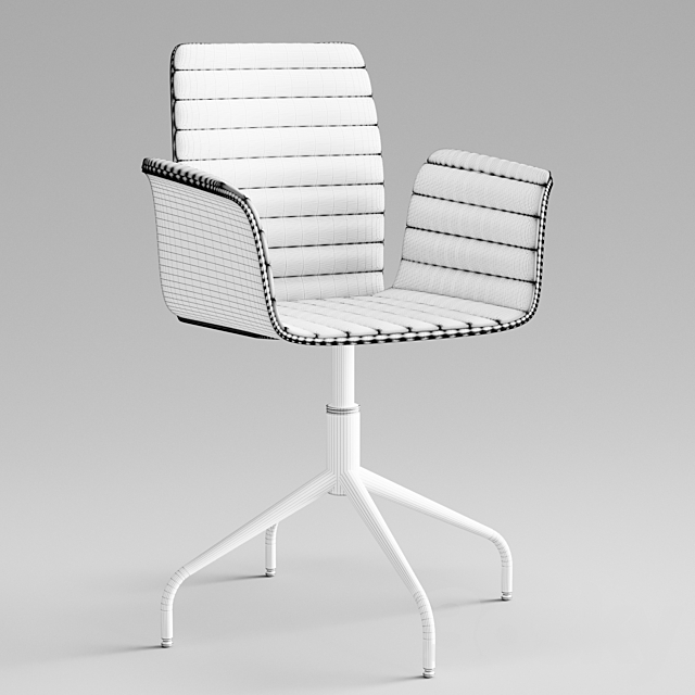 Armchair Bross Italia 2014 1635 PI 2 3DS Max Model - thumbnail 3