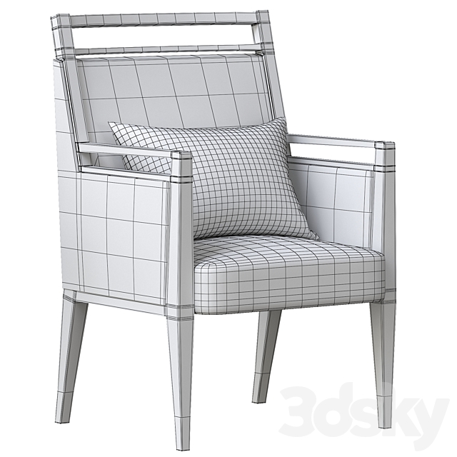 Armchair CIRCA 1950 3DSMax File - thumbnail 5