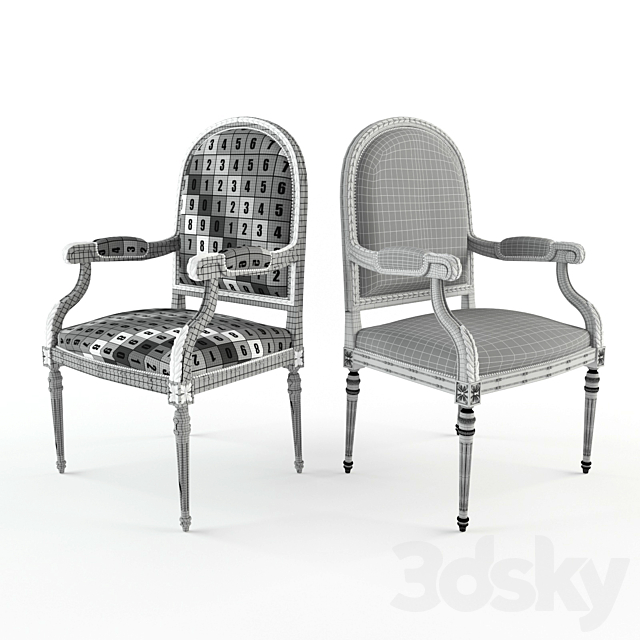 Armchair Francesco Molon 3DSMax File - thumbnail 2