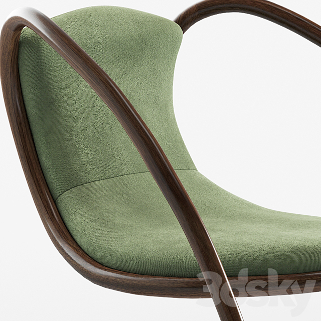 Armchair Luxy TIMELESS 3ds Max - thumbnail 2