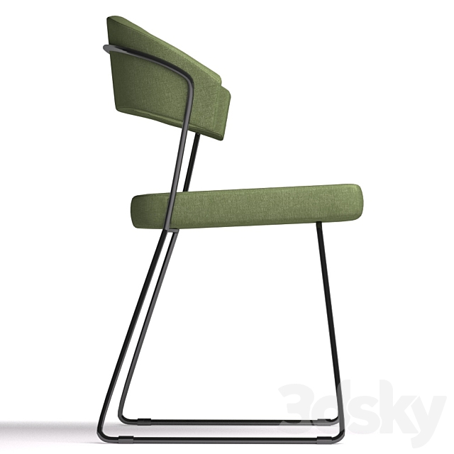 Armchair Signal Helix 3DS Max Model - thumbnail 2