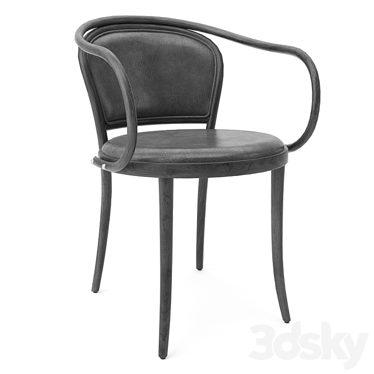 Armchair TON 33 3DS Max Model - thumbnail 1