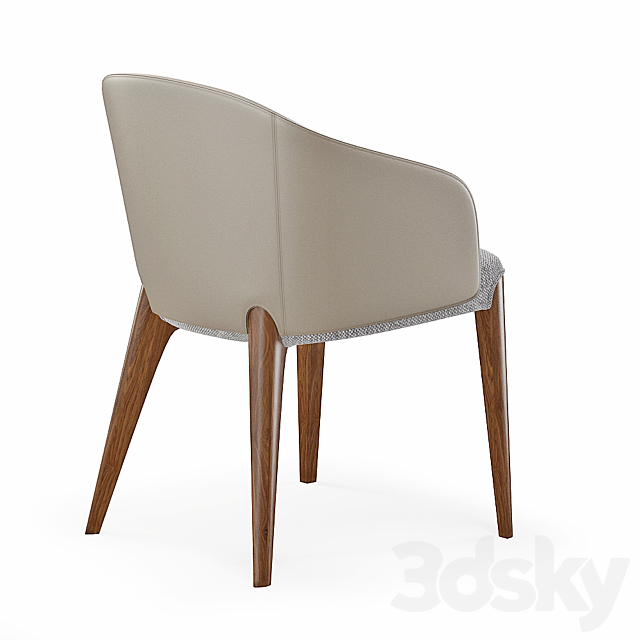 Armchair VeryWood Bellevue 01 3DSMax File - thumbnail 2