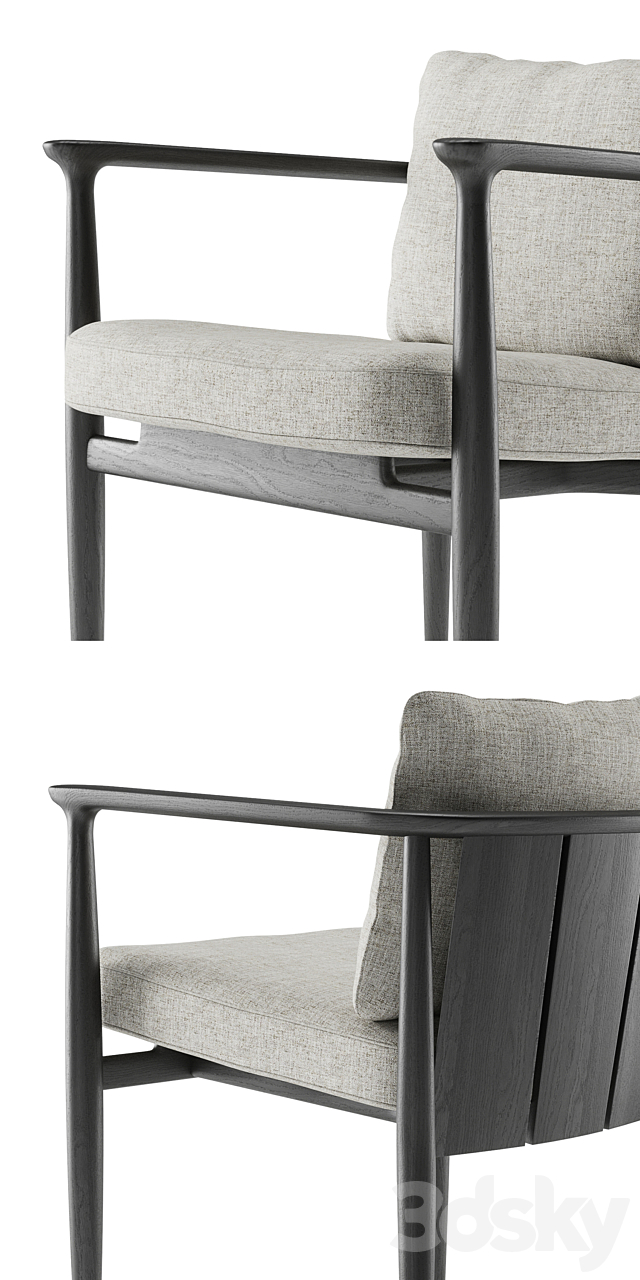 Arne Chair by Casamilano 3DS Max Model - thumbnail 2