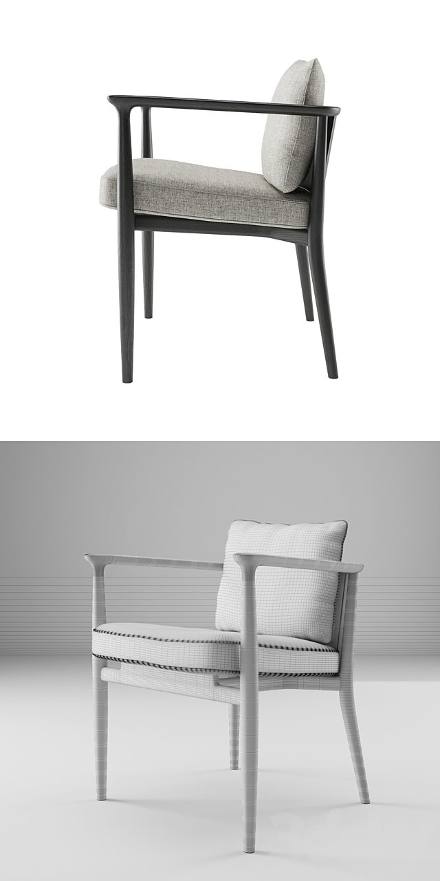 Arne Chair by Casamilano 3DS Max Model - thumbnail 3