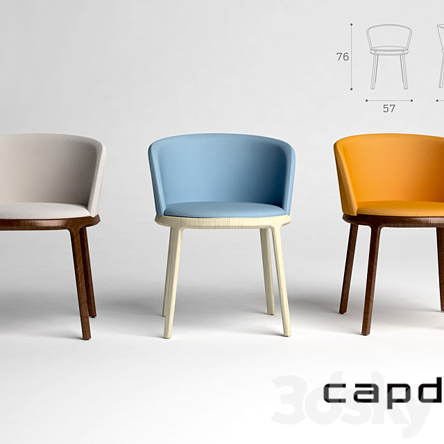 Aro Chair Capdell 3DSMax File - thumbnail 2