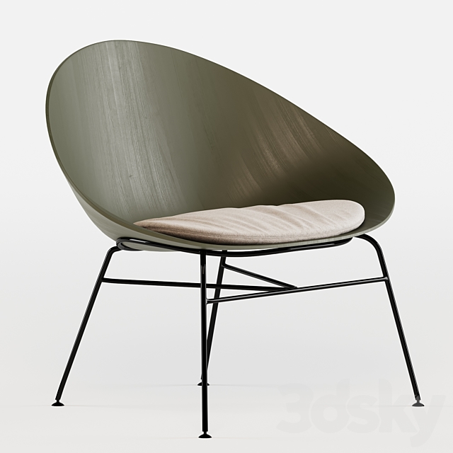 Arper chair 3DSMax File - thumbnail 2