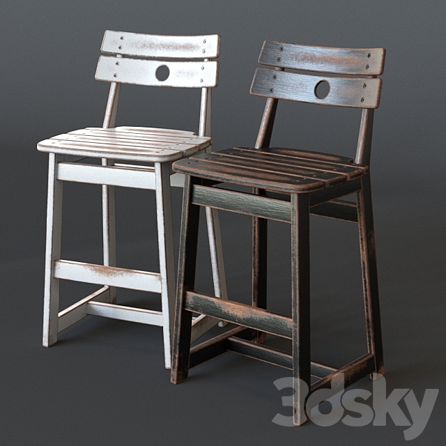 Arquivo Contemporaneo. TAJÁ BAR STOOL 3DSMax File - thumbnail 1