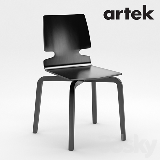 Artek HK 001 Chair 3ds Max - thumbnail 1