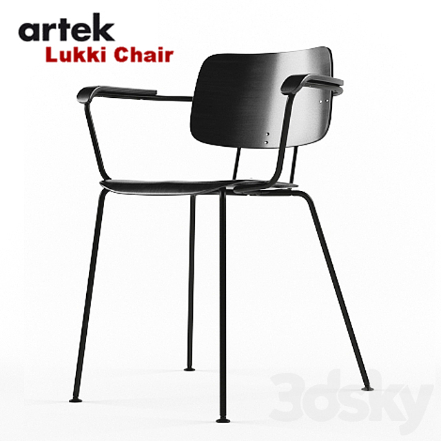 Artek Lukki Chair 3ds Max - thumbnail 1