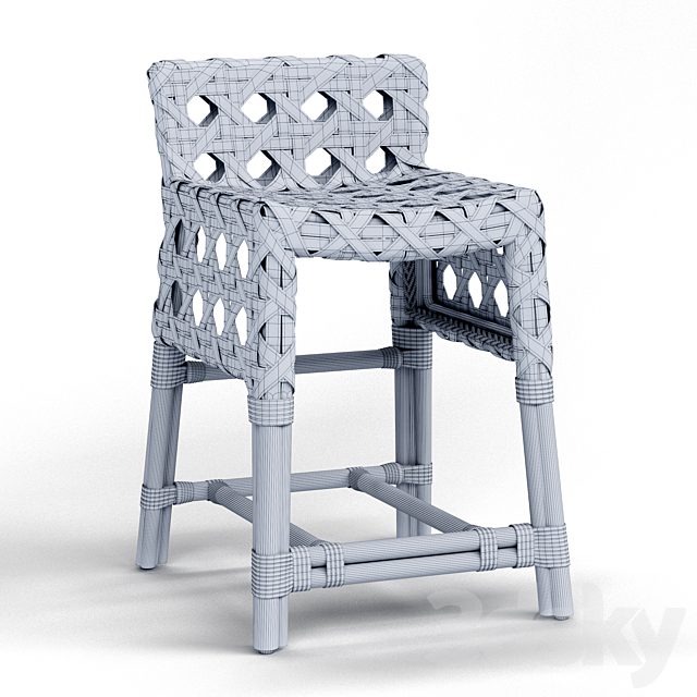 Arteriors Richmond Counter Stool 3DSMax File - thumbnail 3