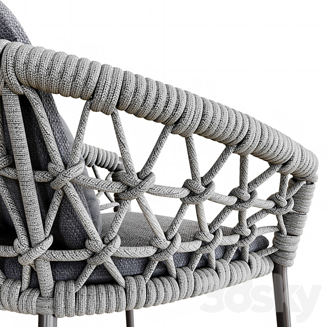 Artie Musses Rope Chair 3ds Max - thumbnail 2