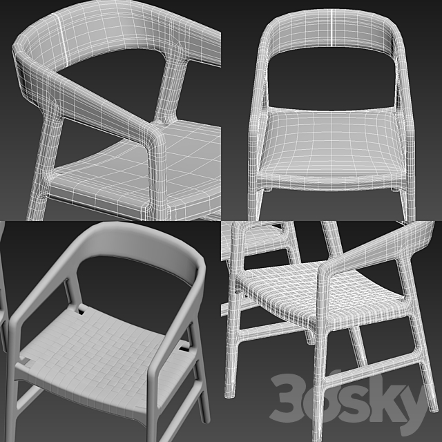 Artisan _ Tesa Chair 3DSMax File - thumbnail 3