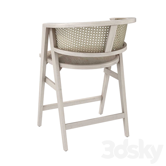 Ashley Taylor home Tabitha counter stool 3DSMax File - thumbnail 4