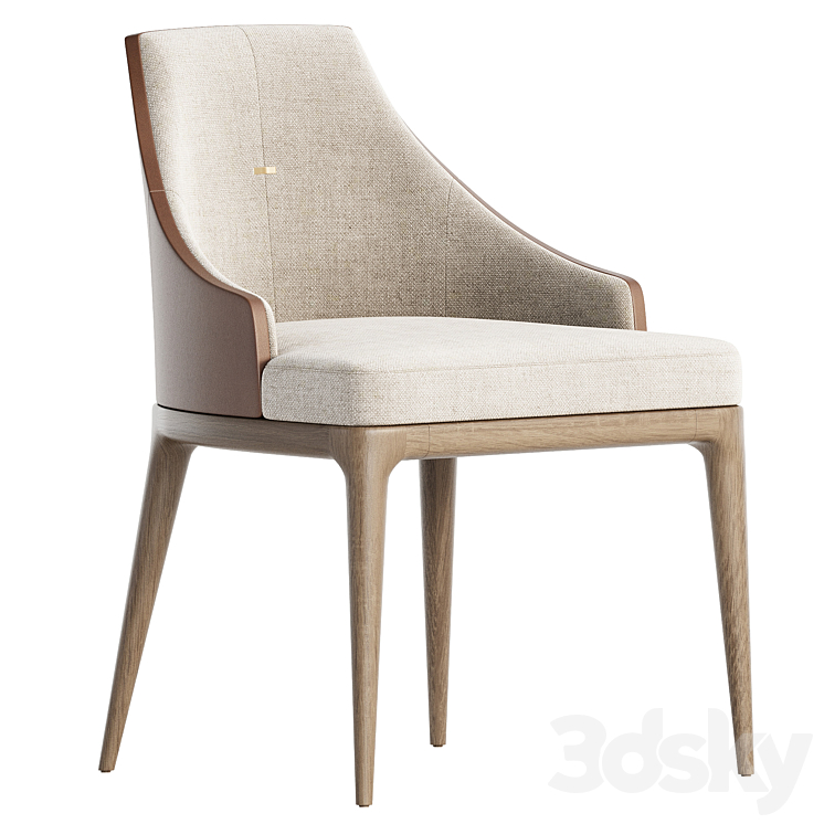 Aster Alaton dining chair 3DS Max Model - thumbnail 1