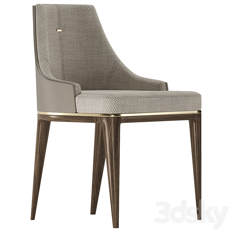 Aster – Alaton dining chair 3DS Max Model - thumbnail 1