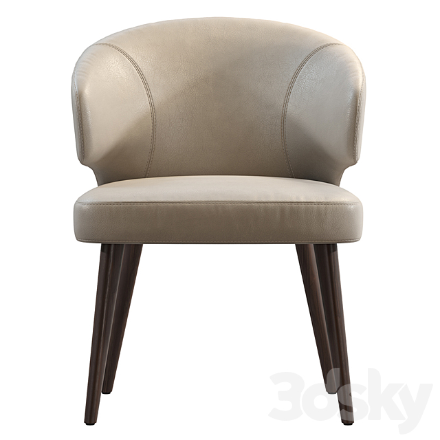 ASTON DINING CHAIR MINOTTI 3DSMax File - thumbnail 4