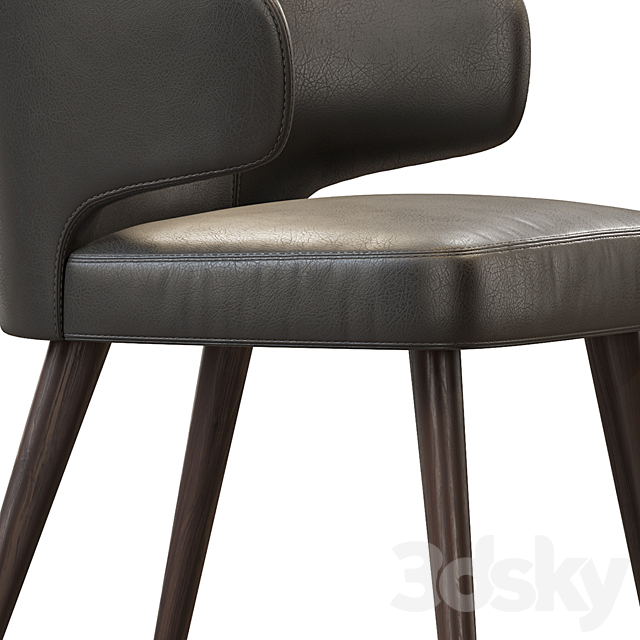 ASTON DINING CHAIR MINOTTI 3DSMax File - thumbnail 5