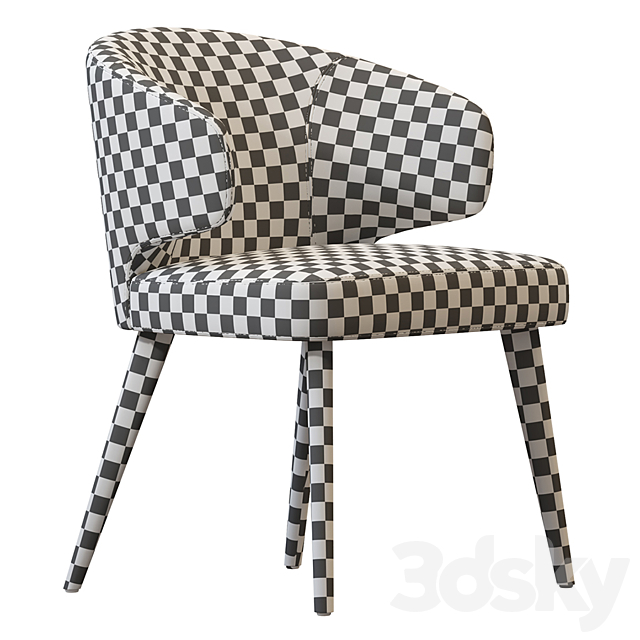 ASTON DINING CHAIR MINOTTI 3DSMax File - thumbnail 6