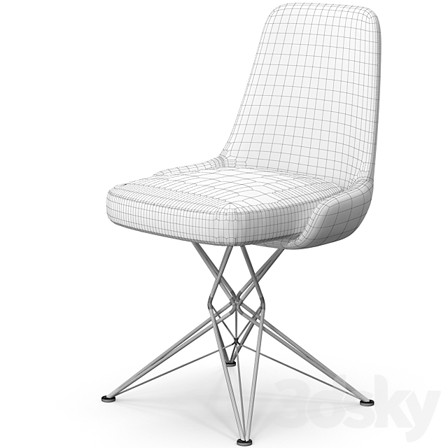 Athena chair 3DS Max Model - thumbnail 3