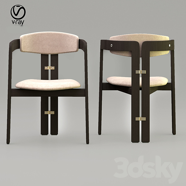 Augusto savini pamplona chairs 3DSMax File - thumbnail 1