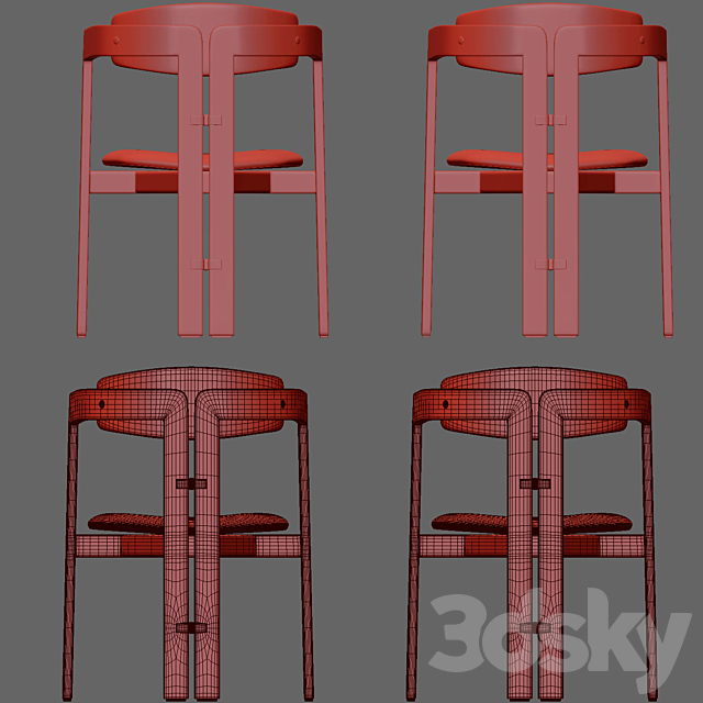 Augusto savini pamplona chairs 3DSMax File - thumbnail 4