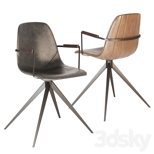 Avignon chair 3DS Max Model - thumbnail 3