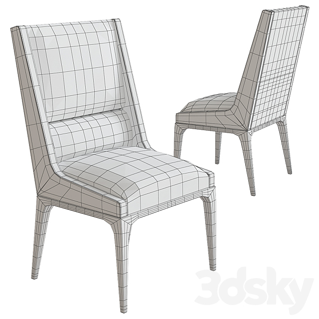 AXIS – radia dining chair 3DSMax File - thumbnail 2