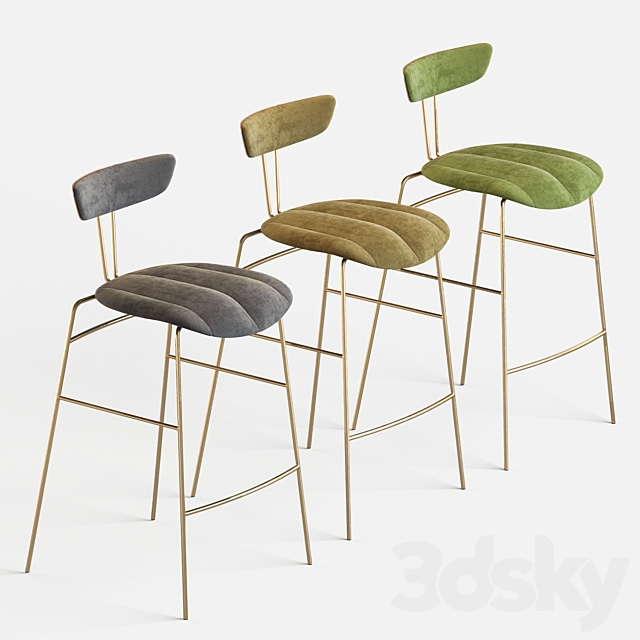 Ayla Barstool 3DSMax File - thumbnail 1