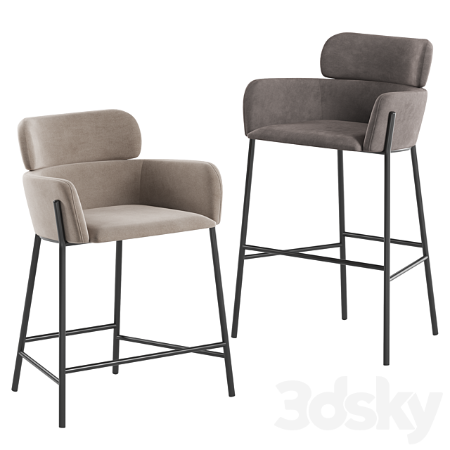 Azalea barstool 3DSMax File - thumbnail 1