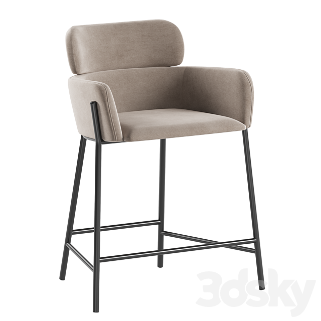 Azalea barstool 3DSMax File - thumbnail 3