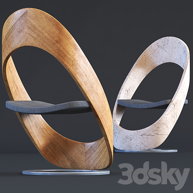 b & b italia chair 3DSMax File - thumbnail 2