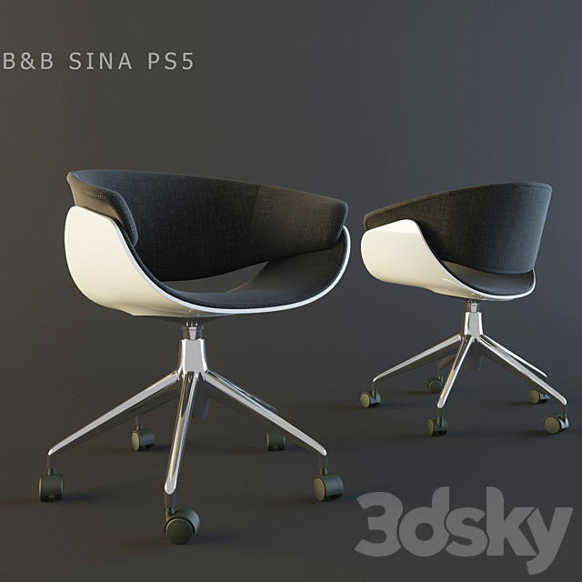 b & b italia sina ps5 3DSMax File - thumbnail 1