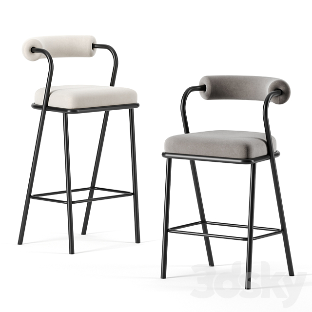 Baba barstool by My Home Collection 3DSMax File - thumbnail 1