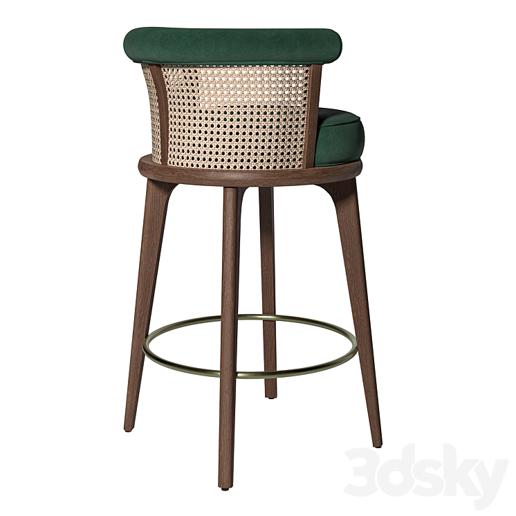 Badiola Counter Stool 3DS Max Model - thumbnail 2