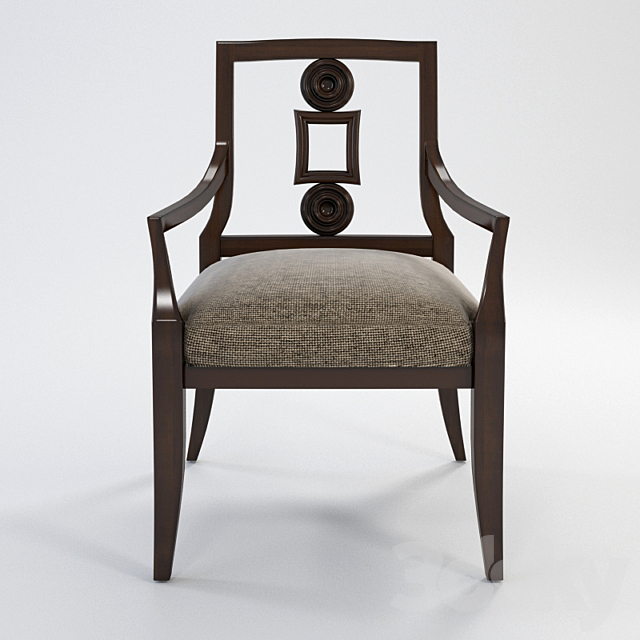 BAKER Barbara Barry 9147 VIENNA chair 3DS Max Model - thumbnail 2