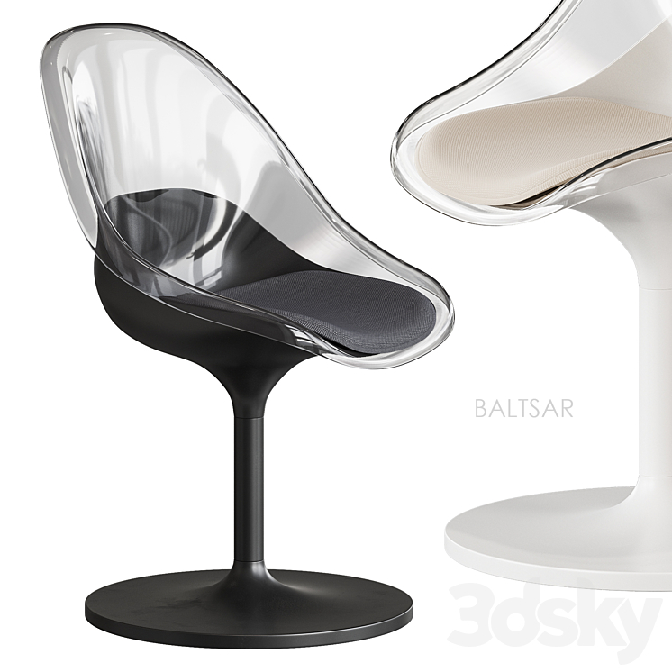 BALTSAR chair Ikea 3DS Max Model - thumbnail 3