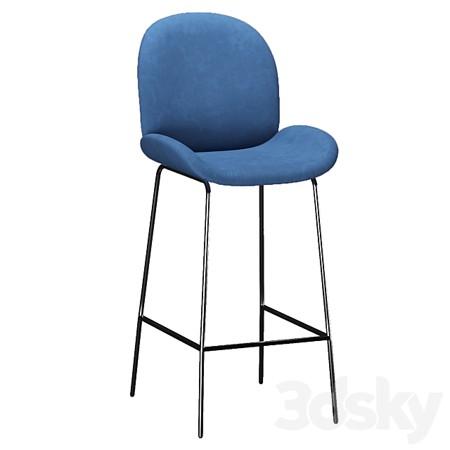 Bar chair 3DSMax File - thumbnail 1