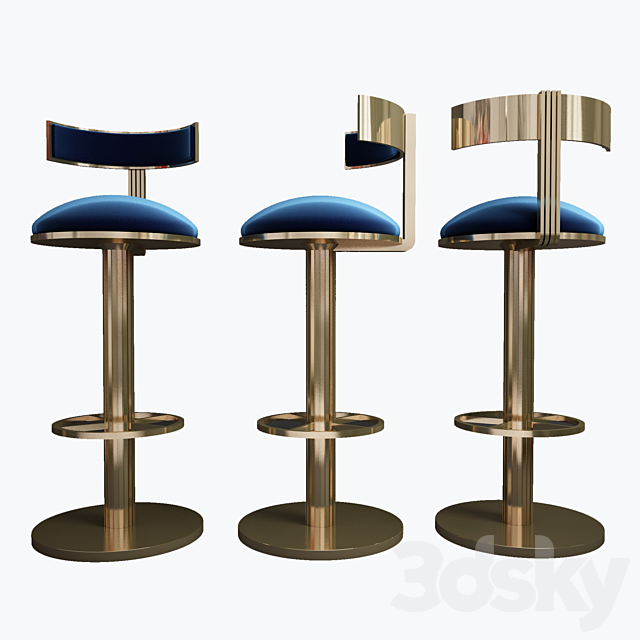 Bar Chair 3DSMax File - thumbnail 1