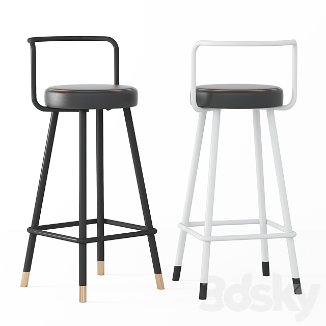 bar chair 3DSMax File - thumbnail 1