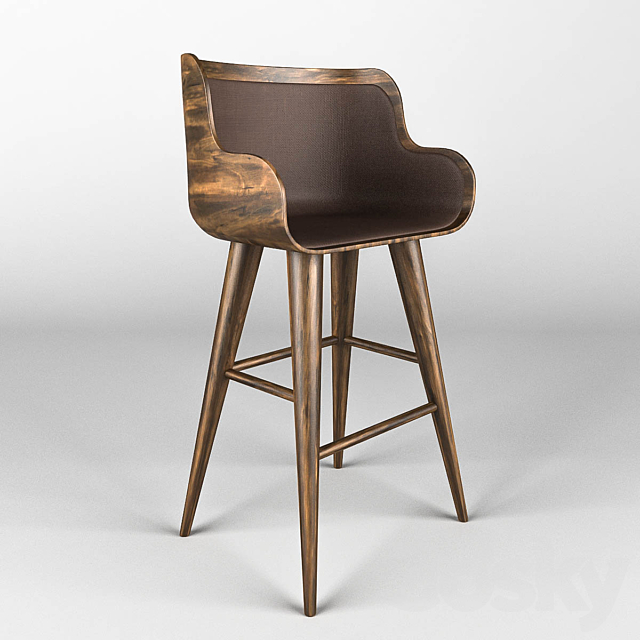 Bar chair 3DSMax File - thumbnail 1