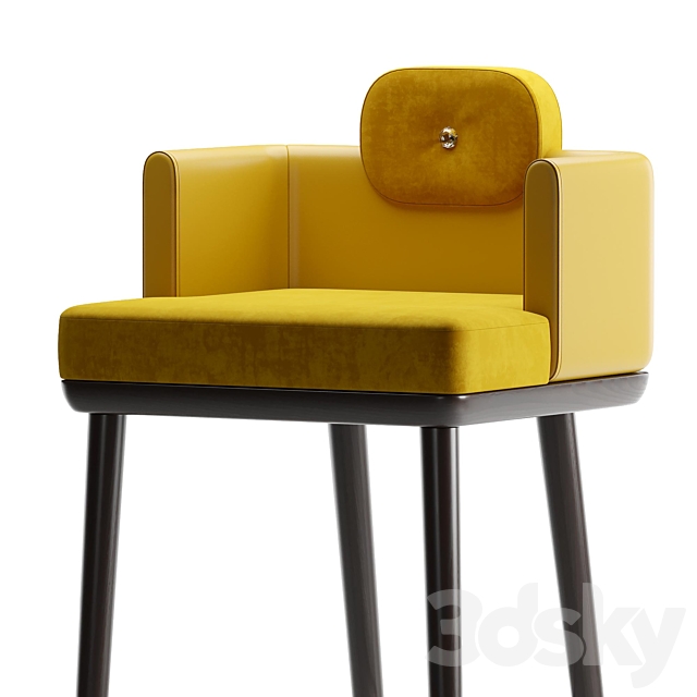 Bar chair ASHBY 3DSMax File - thumbnail 2