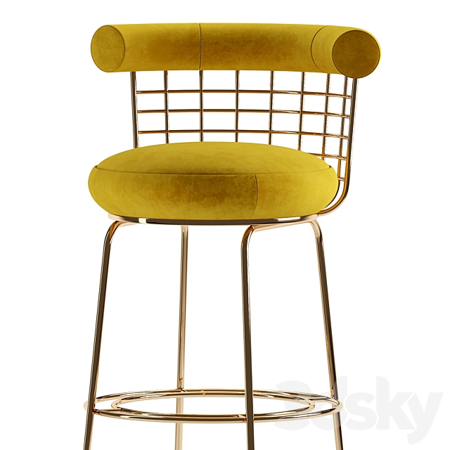 Bar chair BERRY 3DSMax File - thumbnail 3