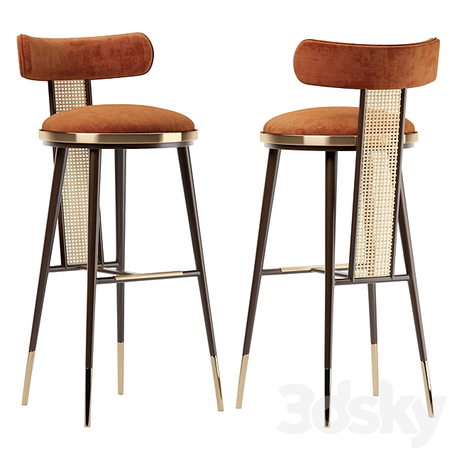 Bar chair BLAKEY 3DSMax File - thumbnail 1