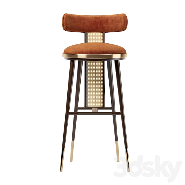 Bar chair BLAKEY 3DSMax File - thumbnail 2