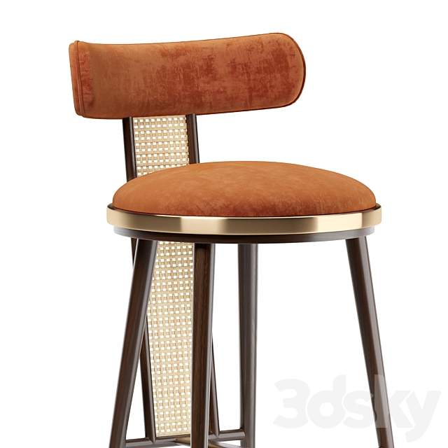 Bar chair BLAKEY 3DSMax File - thumbnail 3