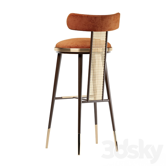 Bar chair BLAKEY 3DSMax File - thumbnail 4